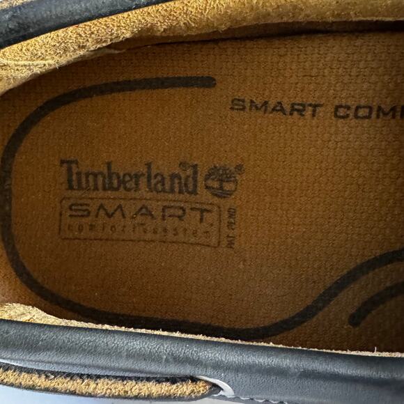 Timberland Mens 11.5M Leather Boat Shoes Smart Comfort Casual Gray‎ main image 5